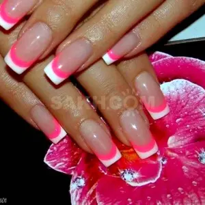 Нарощенные ногти розовые