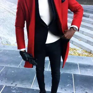 Красный пиджак мужской стиль